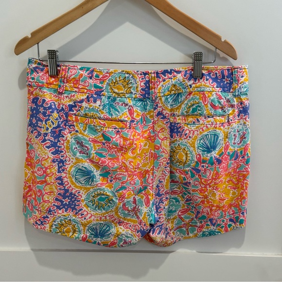 🦄💕 Lilly Pulitzer Callahan Cotton Shorts in Written in the Sun - Size 8 - Picture 3 of 3